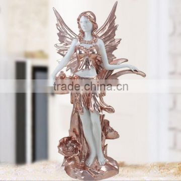 The European style resin angel sculpture for home decoration