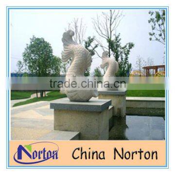 Antique stone fountain fish water stone fountain NTMF-W034A