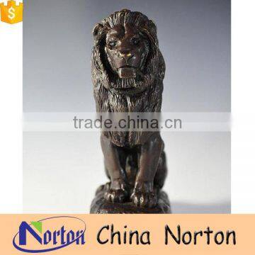 high quality life size brass lion statues for sale NTBA-L093X