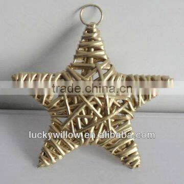 The latest Christmas stars decoration rattan/wicker star