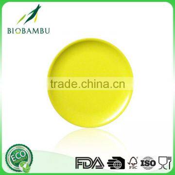 Fashionable Promotional Biodegradable Bamboo Fiber Plates Set photo-5
