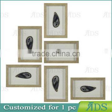 Shadow Box Picture Frame With Colorful Natural Agate Stone photo-6