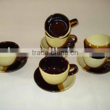 8pcs Ceramic Tea Cup Set