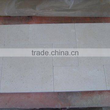 China Beige Limestone Tile Light Beige Marble Tile Cream Limestone Tile photo-2