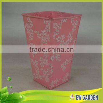 Excellent Quality Waterproof Galvanized Flower Pot for Home and Garden photo-2
