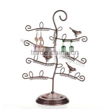 Metal Display Stand for Jewelry Bird Earrings Holder photo-2