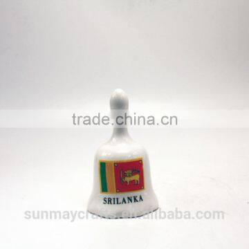Wholesale Custom High Quality Sri Lanka Souvenir Ceramic Bell for Sale photo-2