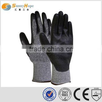 13G HPPE nitrile coated cut resistant gloves safety protection gloves