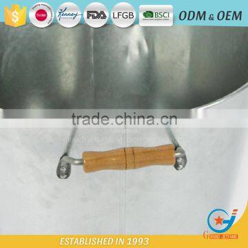 Galvanized Iron Garden Pickling Champagne Cooler Bucket Cooler Ice Barrel