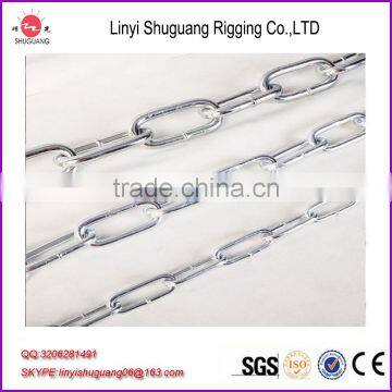 KOREAN TYPE STEEL LINK CHAIN, ELECTRO GALVANIZED photo-2