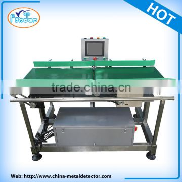 Checkweigher for boxes, flow-packs, bottles and tubes at high speed.