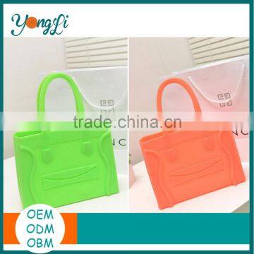 Hot Selling Rubber Silicon Fashion Handbag photo-3