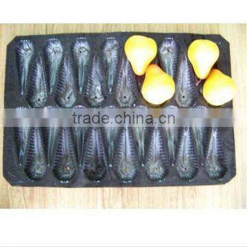 Fresh Produce Packaging Black Disposable Plastic Divided Food Tray photo-6