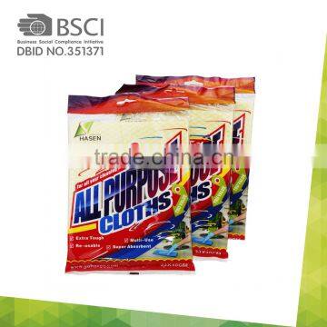 Biodegradable Fabrics/ Eco-friendly Spunlace Nonwoven Disposable Dish Cleaning Wipes photo-3