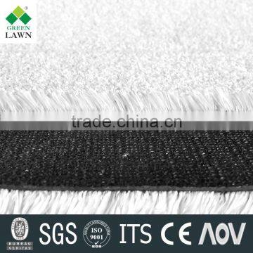 high density white fibrillated yarn sport artificial grass for skiing machine