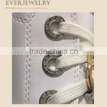 12mm metal eyelets for shoe metal eyelet with rhinestone shoe metal eyelet