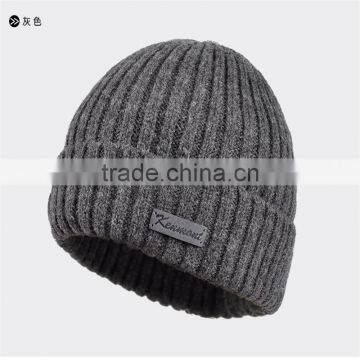 Winter hat children Korean tide pointed hat coarse wool knitted hat cap winter fashion curling