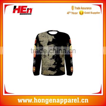 Hongen apparel Customized Size Men Full Long Sleeve Shirt