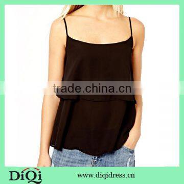 lady fishtail chiffon blouse