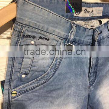 GZY Blue Straight Men Jeans Stock Lot In Bulk For South America 2017 photo-6