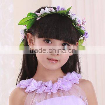 Cheap Wedding Garland Bridal Hair Handnade foam Flower Wreath Party Headdress