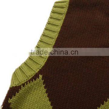 Kids Knit Vest Pattern Child Cashmere Sleeveless Sweater photo-3