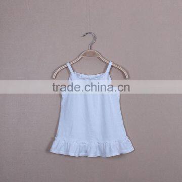 Made in China Blank Cute Pink Girls Tank Top for Summer photo-5