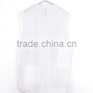 Mens Printed Mesh t Shirt Sleeveless Mesh t Shirt New Design photo-2