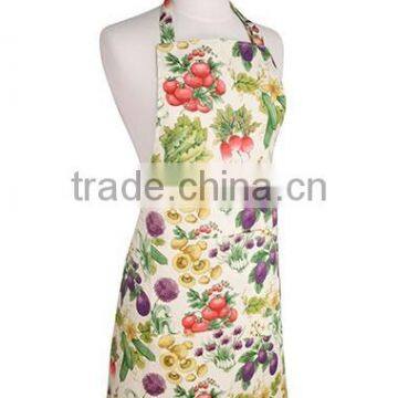 Wholesale Solid Color Cotton Cheap Vintage Kitchen Apron photo-4