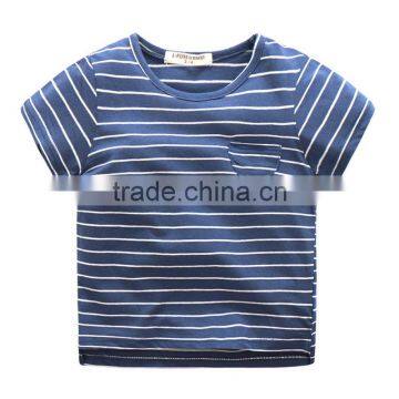 Wholesale Summer Cotton Short Sleeves Boys Kids Round Neck T-shirt photo-4