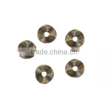 Zinc Based Alloy Wavy Beads Antique Bronze photo-3