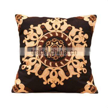 2016 New Cotton Wool Embroidery Special Canvas Home Furnishing Square Pillow Cover Hot Sales photo-3