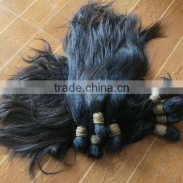 wholesale virgin unprocessed raw braiding brazilian human hair with cuticle