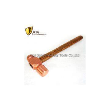 Ball Pein Red Copper Hammer,Non sparking Hammer
