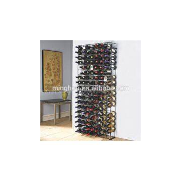 Large Capacity Metal Wall Mounted Wine Bottle Storage Rack MH-MR-15009