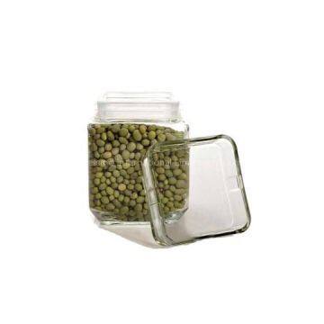 Square Glass Storage Jars