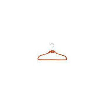 Non Slip Velvet Flocked Hangers Baby Clothes Hangers With Indents