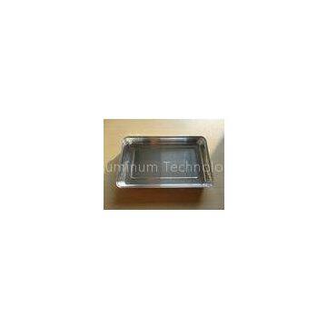 Aluminum Disposable Tin Foil Dishes for Airline Catering Serving Rectangle shape