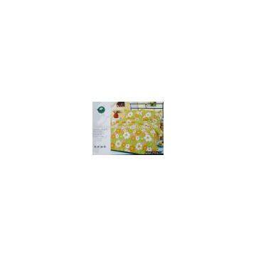 bedding sets(bed cover,flat sheet,fitted sheet,pillowcase)