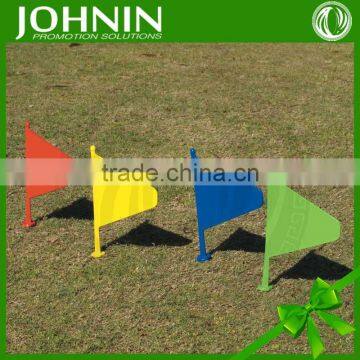 Cheap customized lawn plastic marking flag