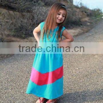 Mommy and me Maxi Dresses Women Long Dresses Cotton Stripes Maxi Dress photo-4