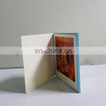 China wholesale led light paper merry christmas cards for kids