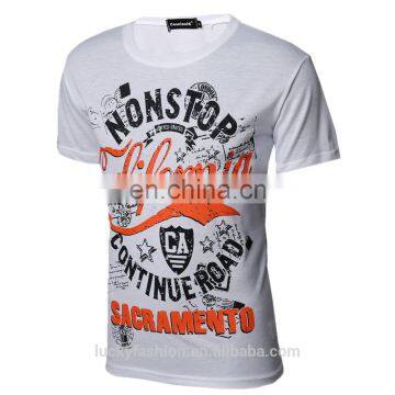 2017 China Factory Rock Band Pattern 3D Printing Custom T Shirt For Men