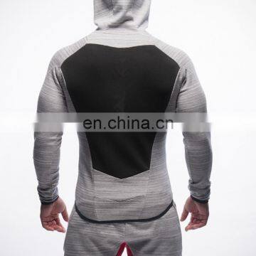 Mens Zipper Muscle Fitness Full Top Design Tracksuit photo-4
