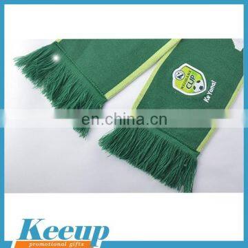 promotional item knitting hockey fan scarf