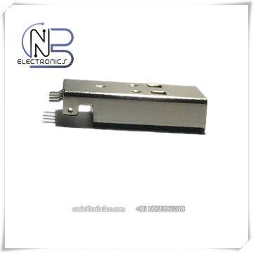 Short Solder A Type USB 2.0 Male Connector With Housing photo-2