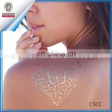 New Metallic Tattoo Temporary Tattoos Bling Flash Craft Sticker