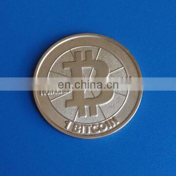 hot sale custom made metal bitcoin