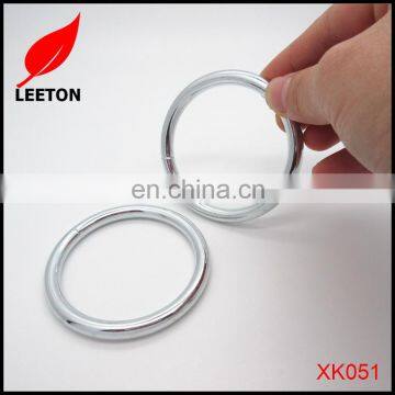 Factory supply custom 50mm welded round ring buckle for bag