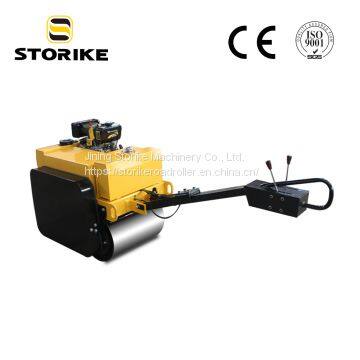 0.5Ton Hand?Held/Push Tandem?Drums?Vibration?Asphalt??Compactor?Road?Roller Jining Factory Price